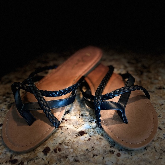 Chain Rope Slide Sandals - Picture 3 of 5